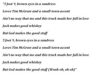 5 foot 9 lyrics|5 foot 9 country song.